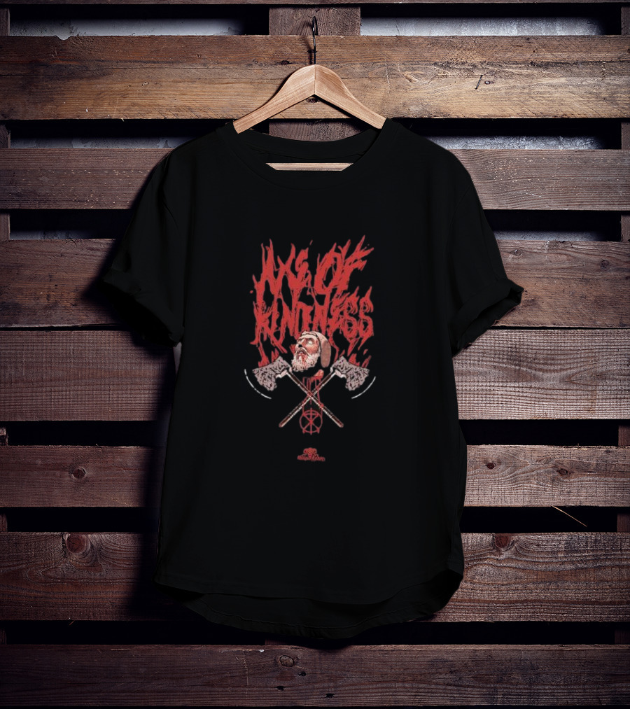 To The Grave Director’s Cuts Axe Of Kindness Crossed Axes Skull T-Shirt
