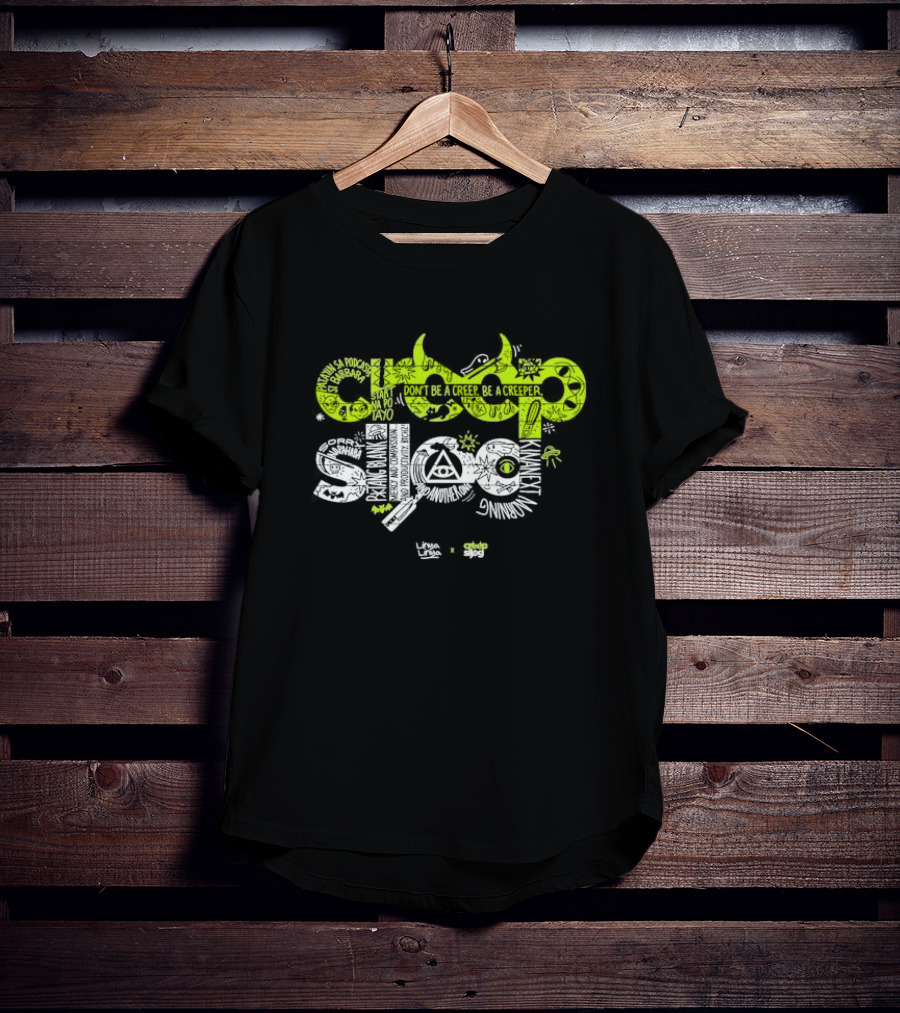 Website Exclusive Creepsilog Don't Be A Creep Be A Creeper Linya Linya X Creepsilog T-Shirt