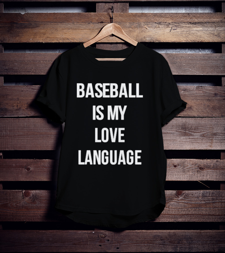 Whitney Berge Baseball Is My Love Language T-Shirt