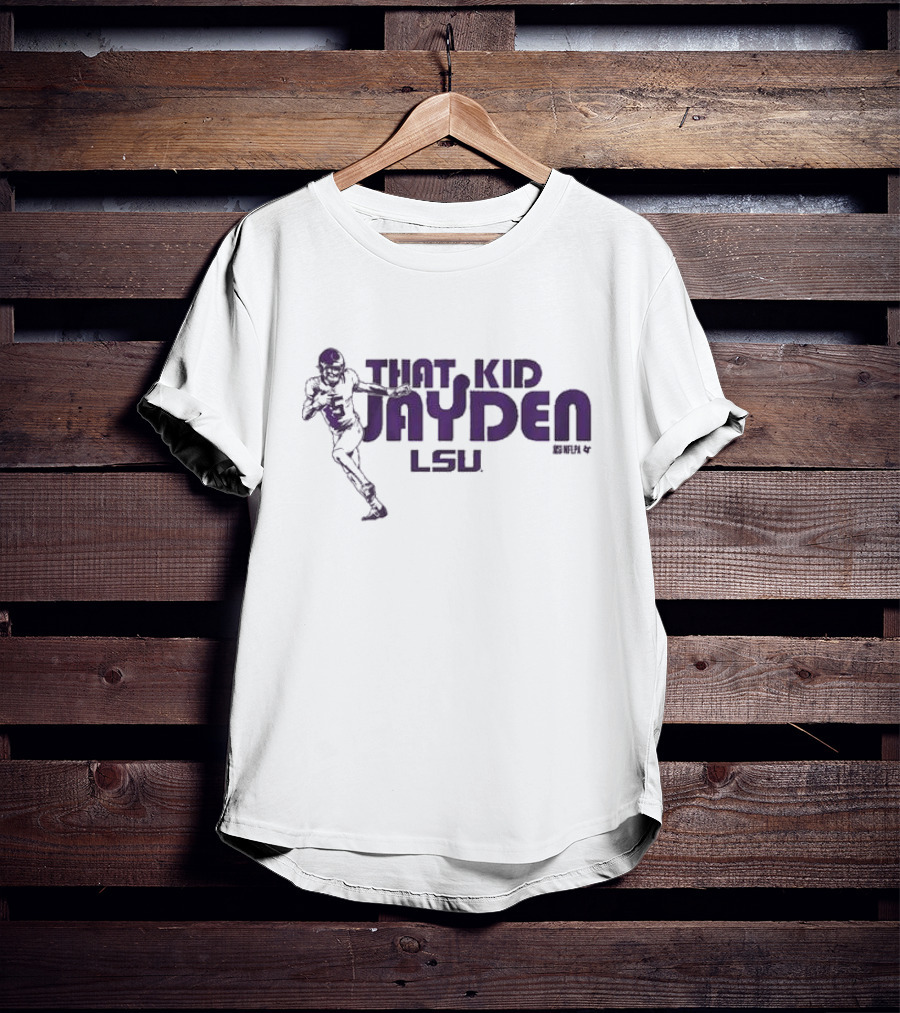 LSU Tigers That Kid Jayden Daniels NFLPA T-Shirt