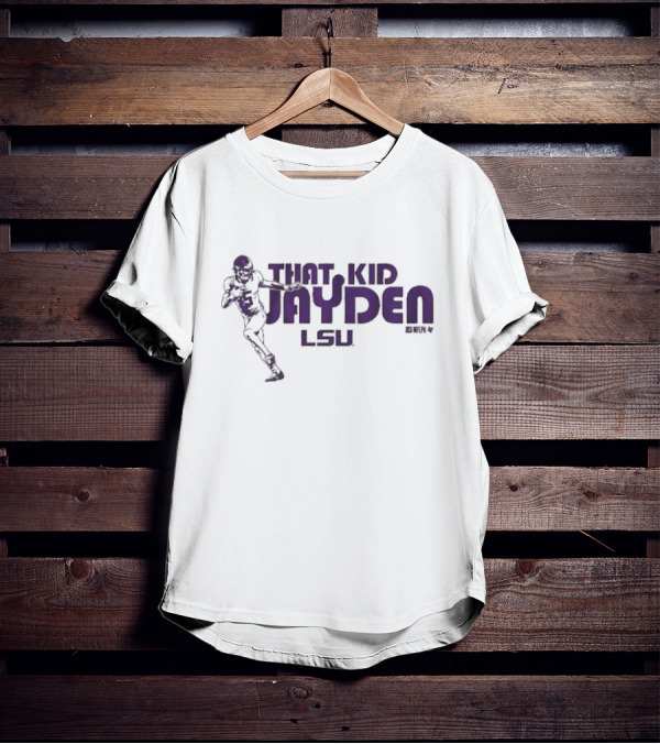 LSU Tigers That Kid Jayden Daniels NFLPA T-Shirt
