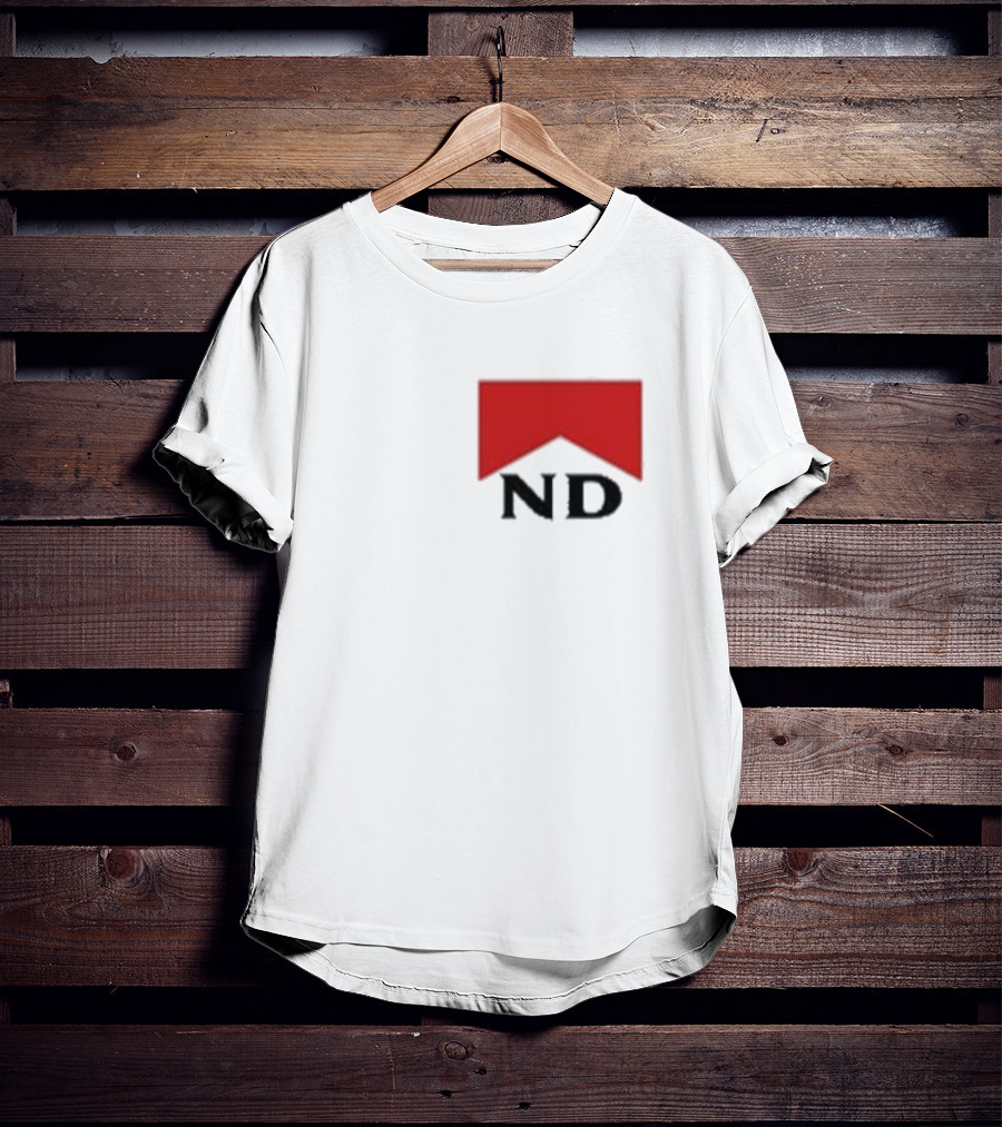 Nicotine Dolls ND Red Marlboro Style Badge T-Shirt