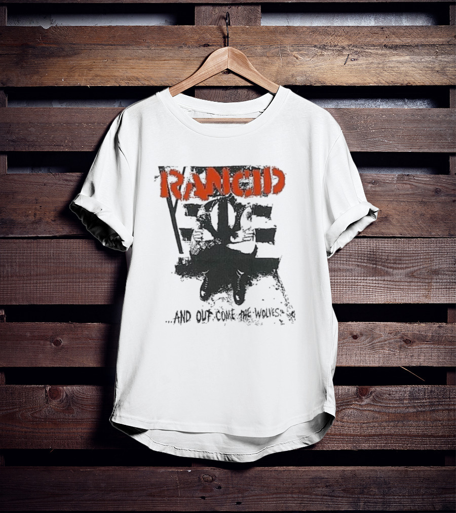 Rancid And Out Come The Wolves Punk Album Cover T-Shirt