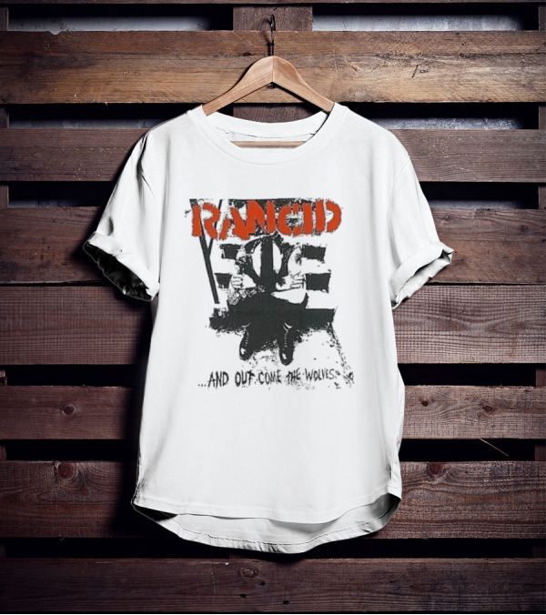 Rancid And Out Come The Wolves Punk Album Cover T-Shirt