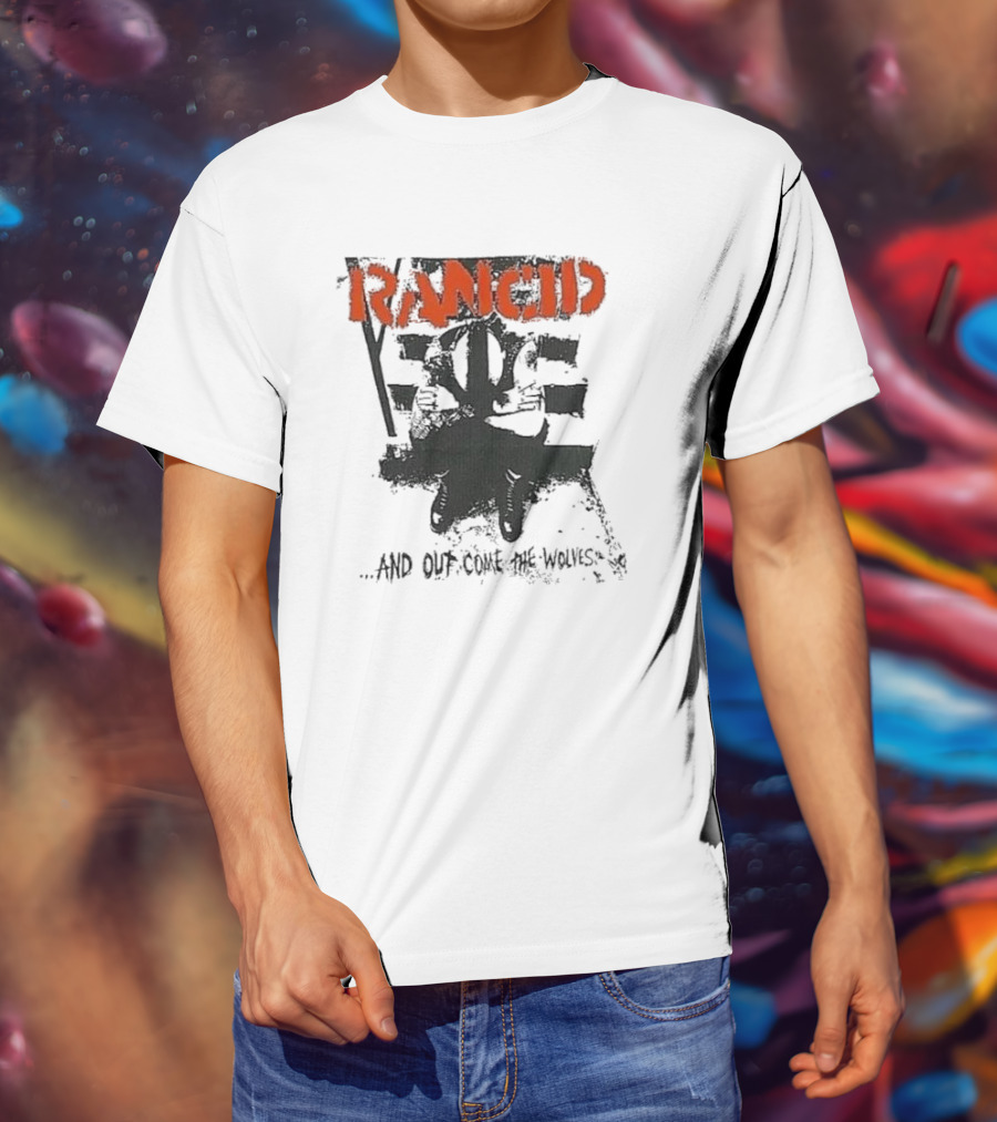 Rancid And Out Come The Wolves Punk Album Cover T-Shirt