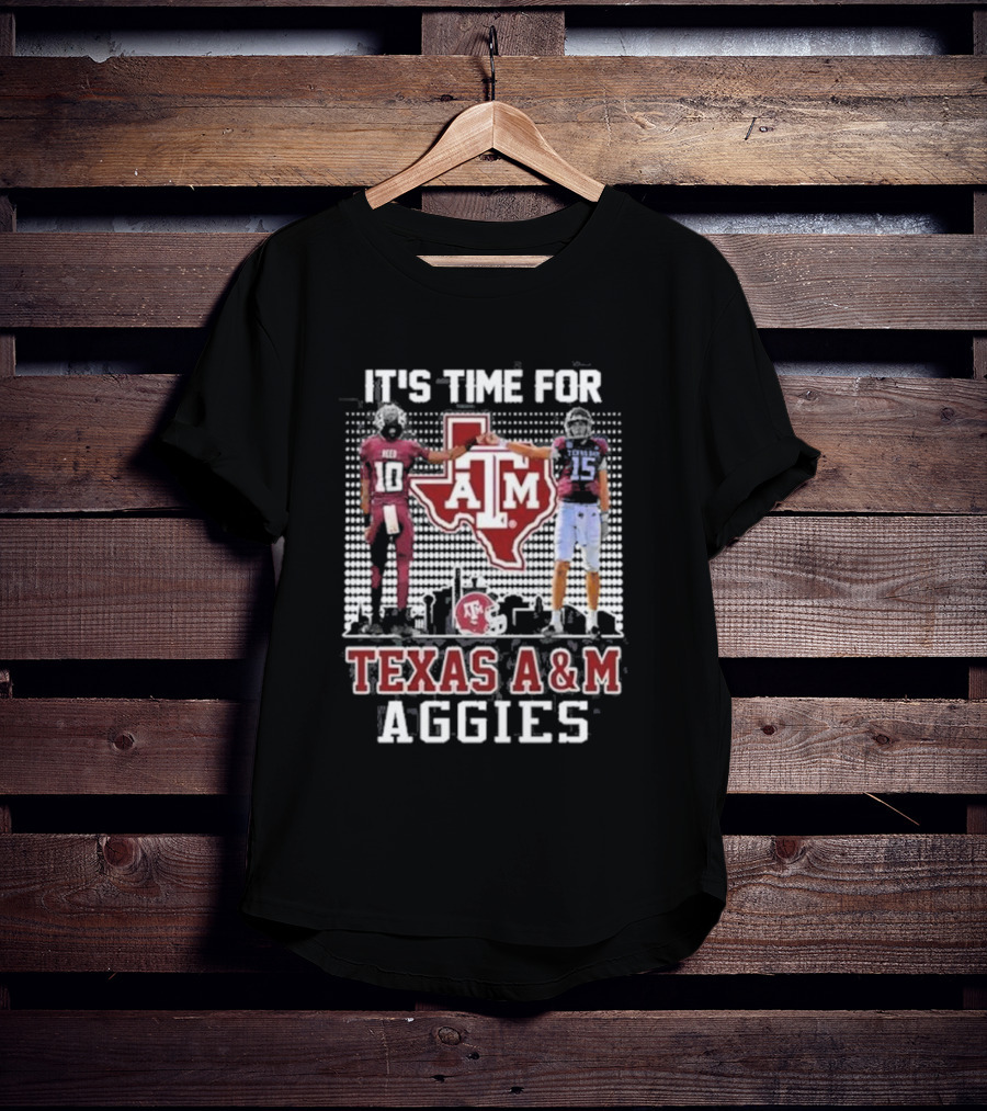 Texas A&M Aggies It's Time For Marcel Reed Conner Weigman T-Shirt