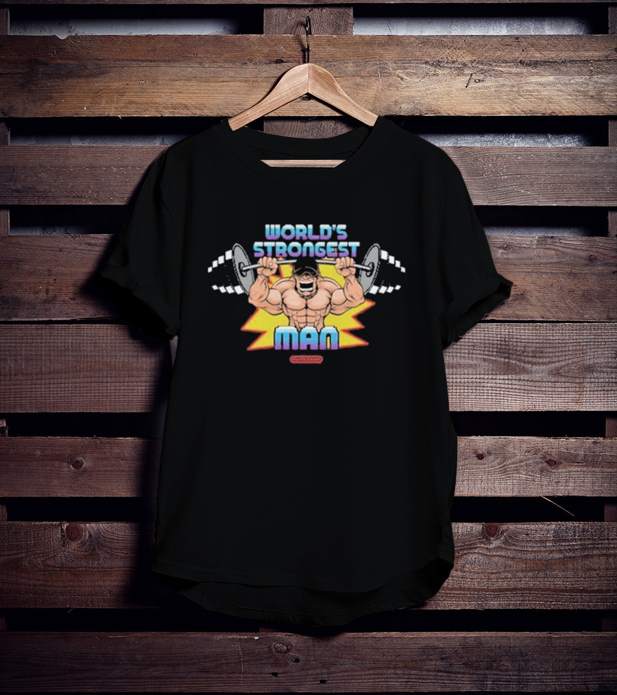 World's Strongest Man Muscle Man Eddie Hall T-Shirt