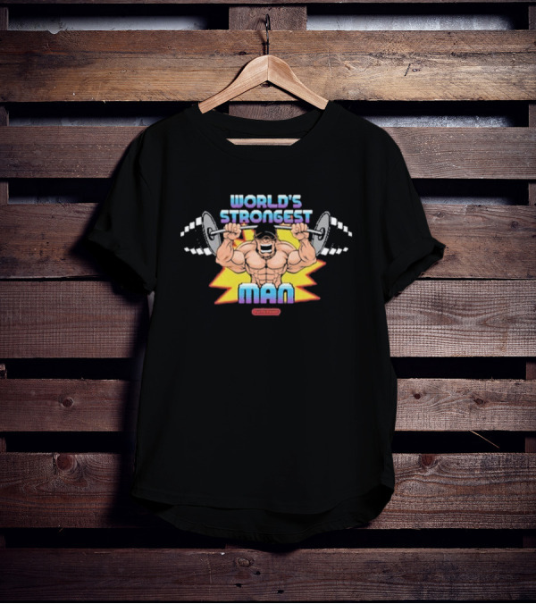World's Strongest Man Muscle Man Eddie Hall T-Shirt