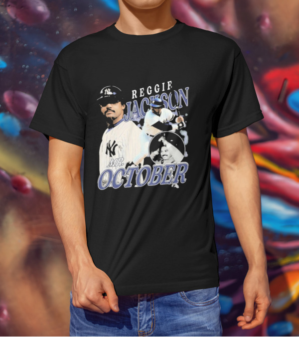 Reggie Jackson Mr October Yankees Legend T-Shirt