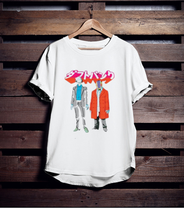 Daft Punk Anime Style Characters T-Shirt