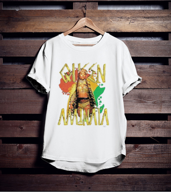 Queen Aminata Royalty Regal Style Fashion Afrocentric Vibes T-Shirt