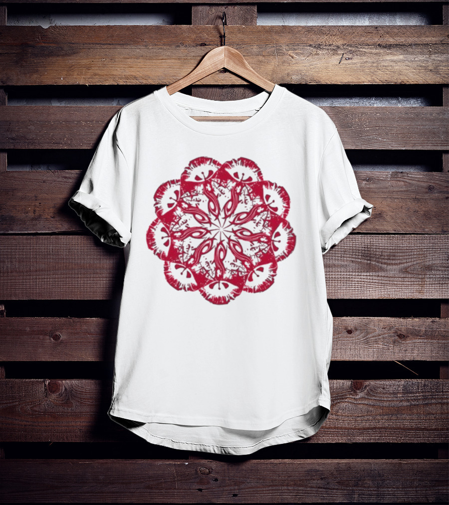 Slipknot Red Mandala Flower T-Shirt