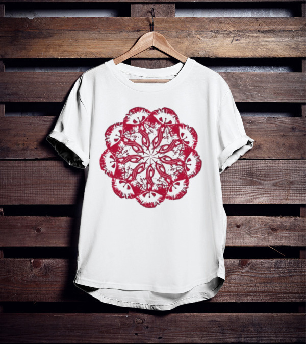 Slipknot Red Mandala Flower T-Shirt