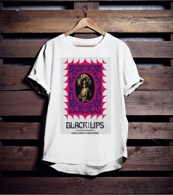 Black Lips With Poncho And The Wizards Santa Cruz San Luis Obispo T-Shirt