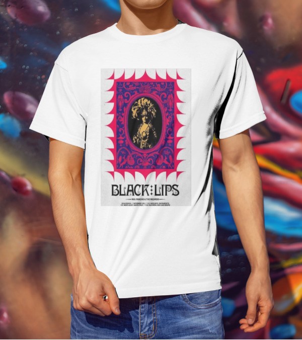 Black Lips With Poncho And The Wizards Santa Cruz San Luis Obispo T-Shirt