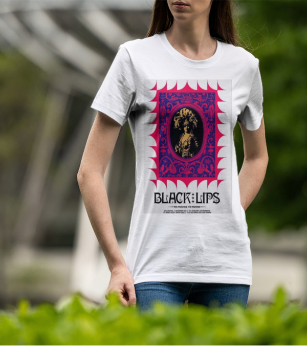 Black Lips With Poncho And The Wizards Santa Cruz San Luis Obispo T-Shirt