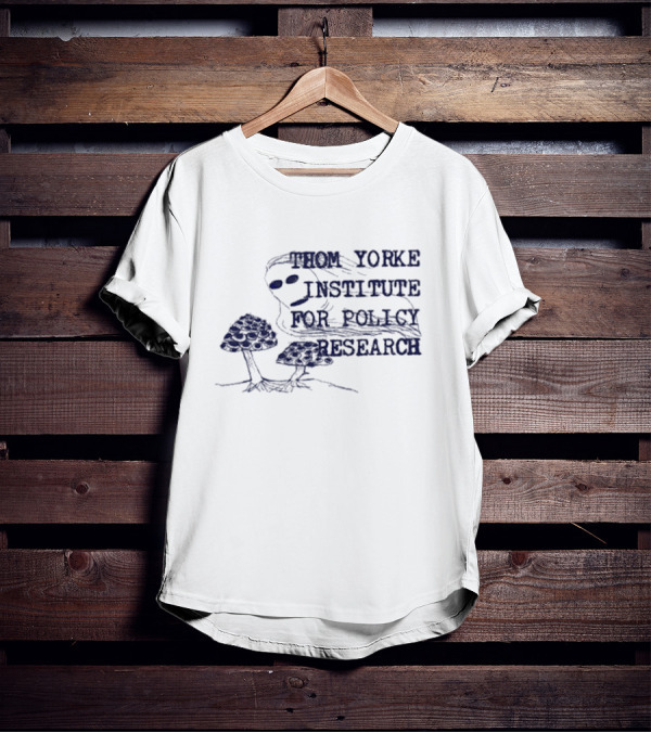 Thom Yorke Institute For Policy Research Mushroom Sketch T-Shirt