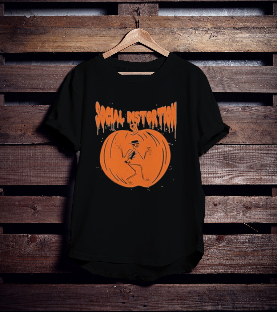 Social Distortion Skeleton Pumpkin T-Shirt