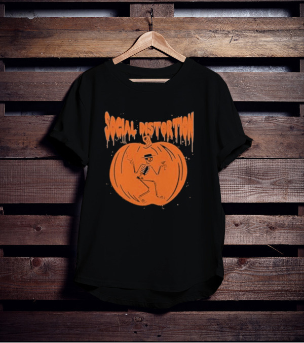 Social Distortion Skeleton Pumpkin T-Shirt