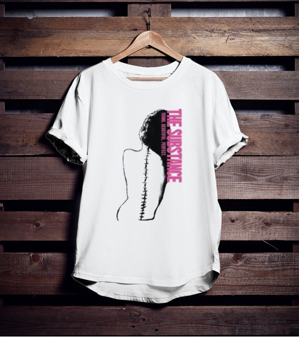 THE SUBSTANCE Young Beautiful Perfect Spine T-Shirt