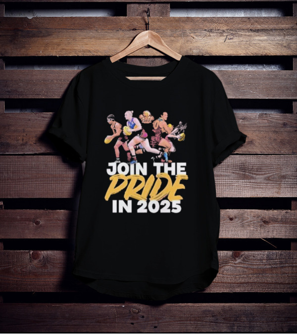 Brisbane Lions Women's Team Join The Pride In 2025 T-Shirt