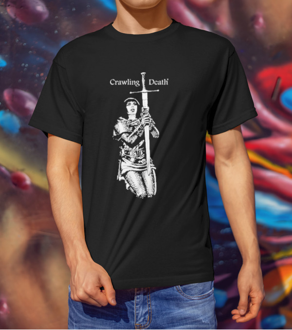 Crawling Death Medieval Warrior With Sword T-Shirt