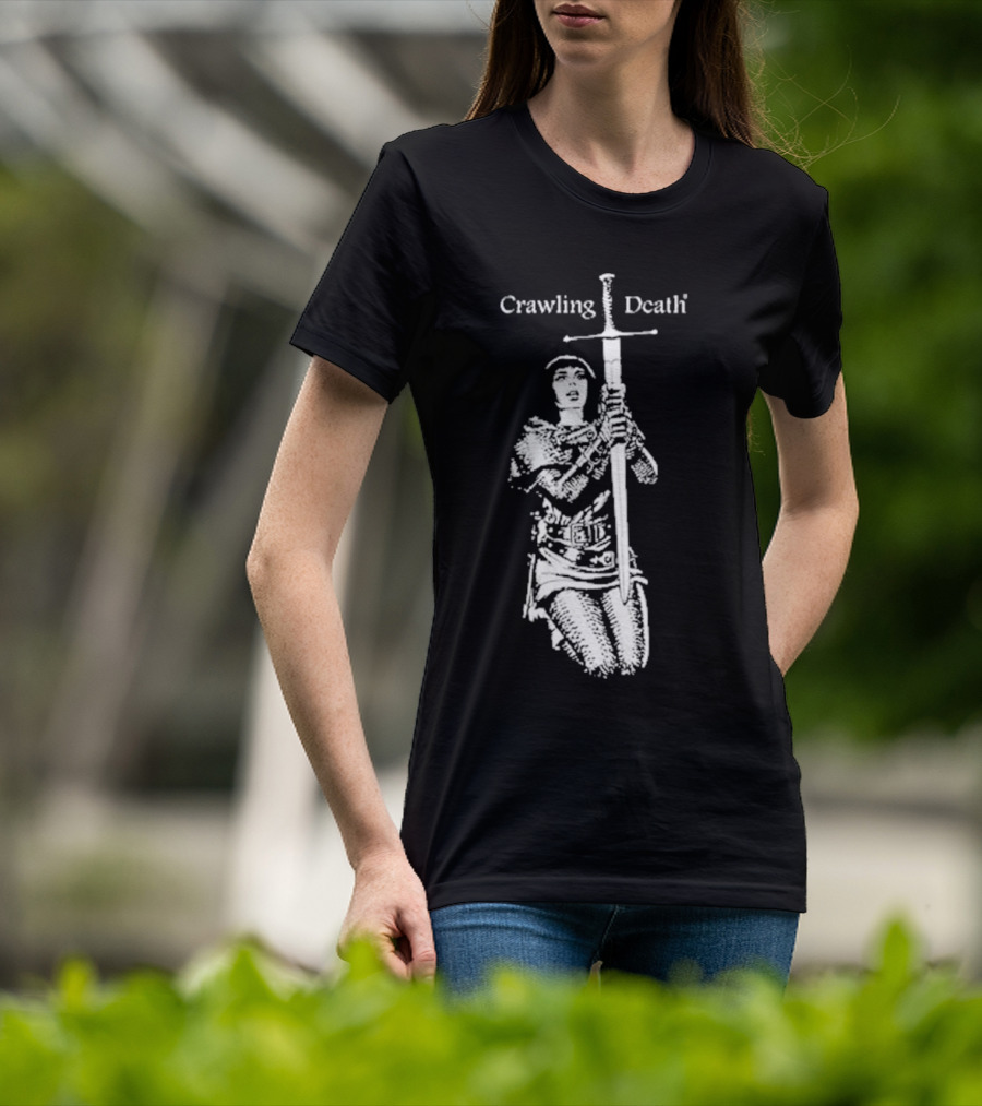 Crawling Death Medieval Warrior With Sword T-Shirt