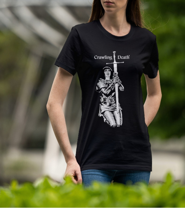 Crawling Death Medieval Warrior With Sword T-Shirt