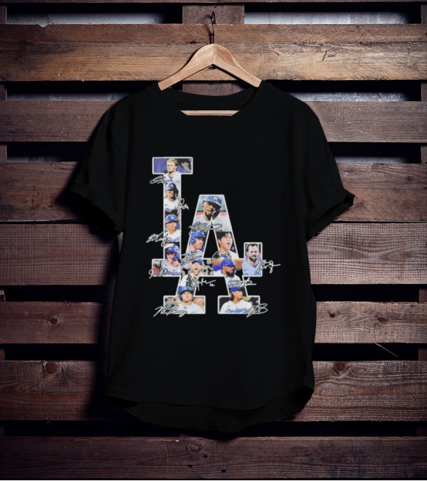 LA Dodgers Signature Collage T-Shirt
