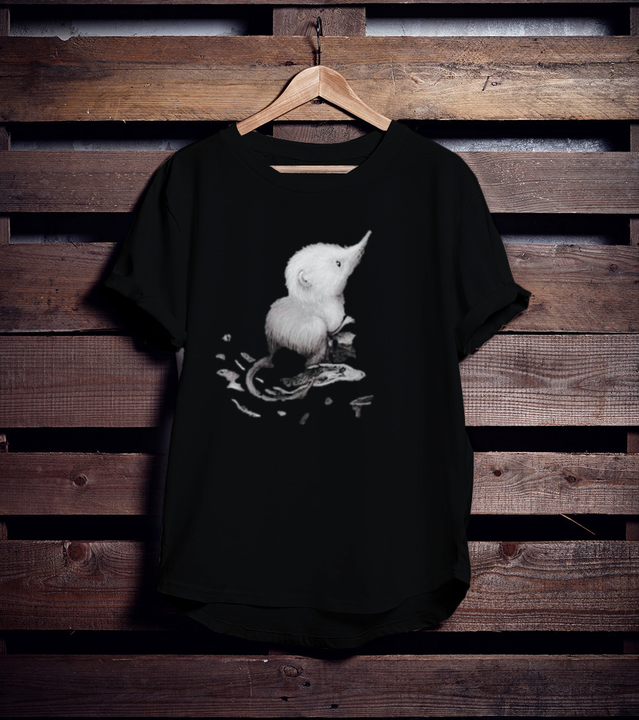 Snowflake Little Shrew Reflection On Water T-Shirt