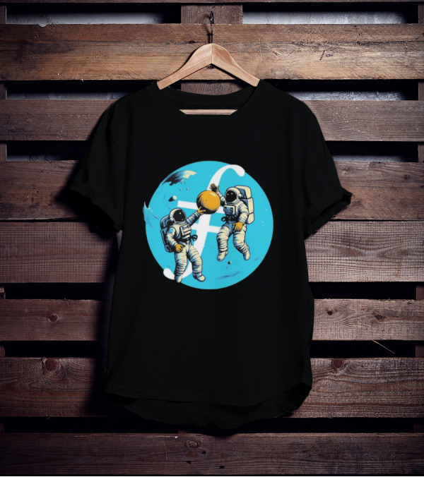 Filecoin ⨎ Astronauts In Space With Cryptocurrency T-Shirt