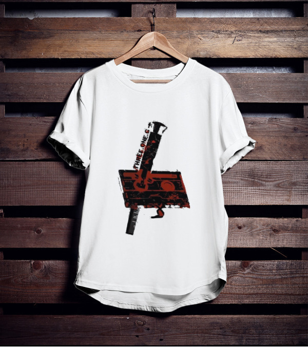 Three One G Records Sound Style Violence Cassette Gun Combination T-Shirt