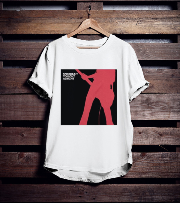 Spiderbait Tonight Alright Red Guitar T-Shirt