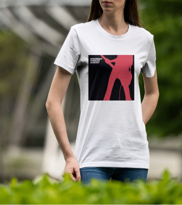 Spiderbait Tonight Alright Red Guitar T-Shirt