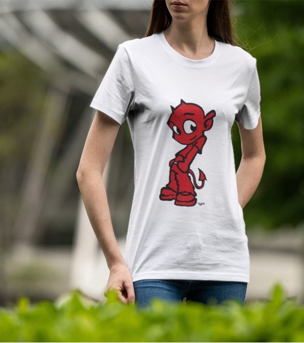 Toro Y Moi Tym Devil Red Cartoon Character T-Shirt