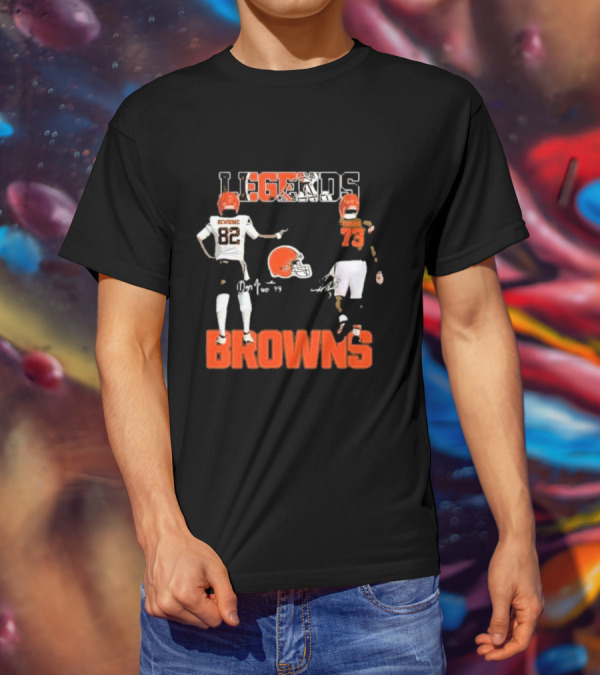 Cleveland Browns Legends Newsome Thomas 82 73 T-Shirt