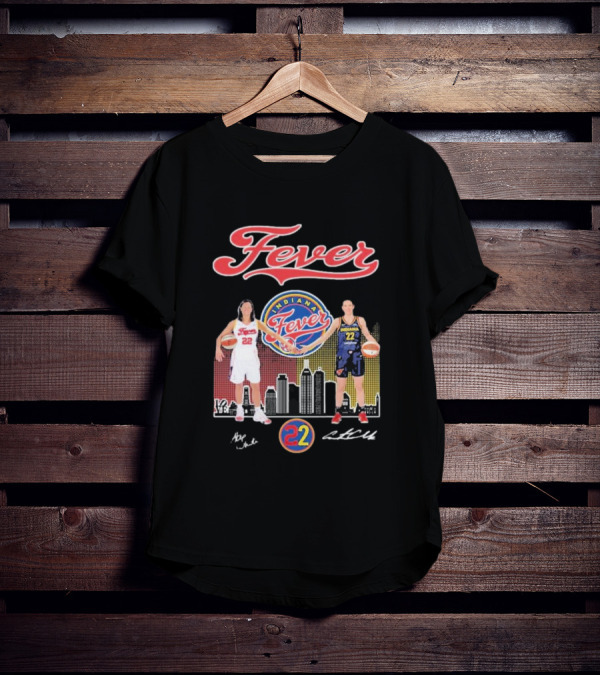 Indiana Fever Legends 22 Stephanie White Caitlin Clark T-Shirt