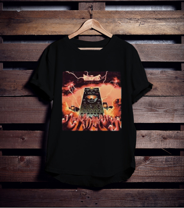The Hellacopters Overdriver Lightning Hands Amplifier T-Shirt