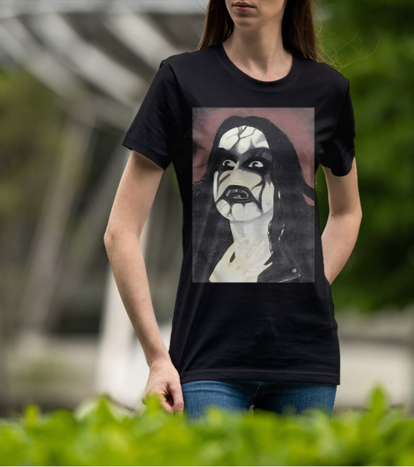 Vi Sonus Veris Nigrae Malitiaes Abruptum It Painting Black Metal Corpse Paint T-Shirt