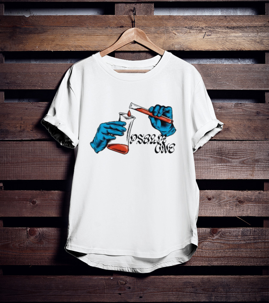 Psalm One Science Of Psalm Beaker And Test Tube T-Shirt