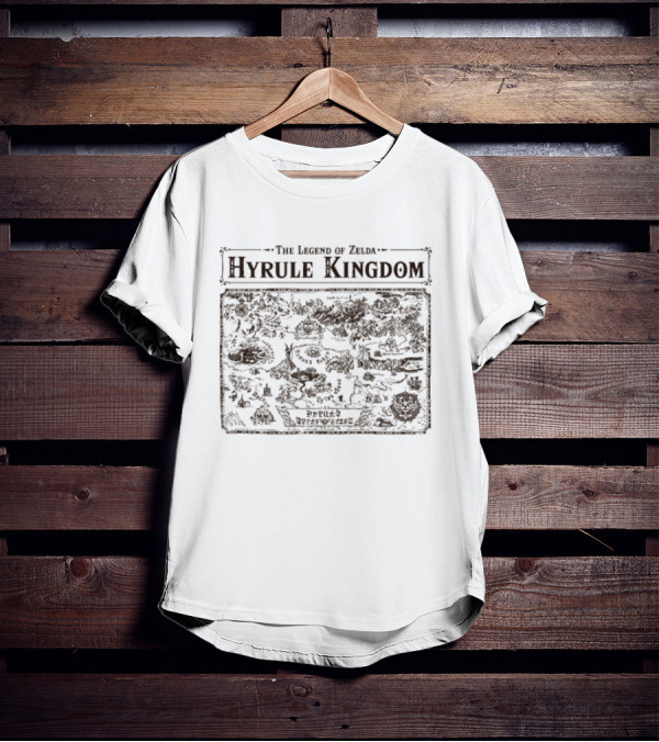 The Legend Of Zelda Hyrule Kingdom Map T-Shirt