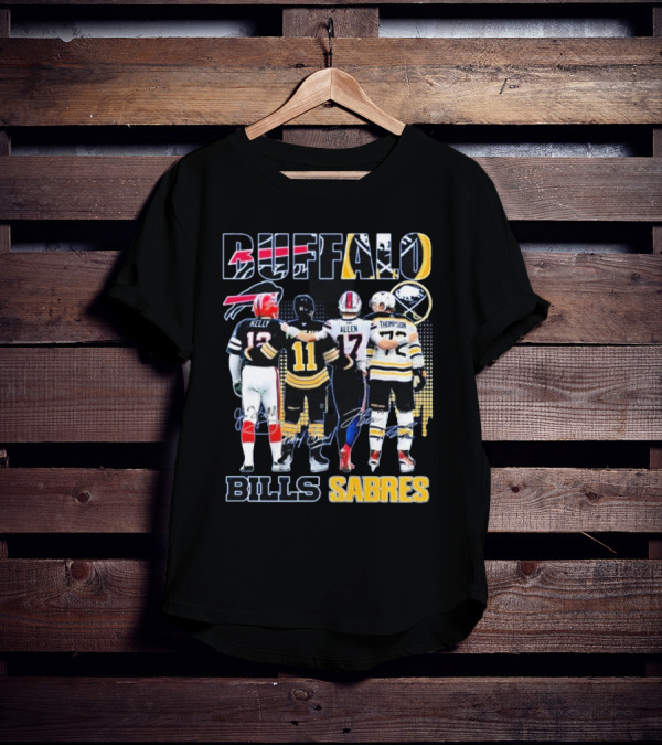 BUFFALO BILLS SABRES KELLY ALLEN THOMPSON T-Shirt