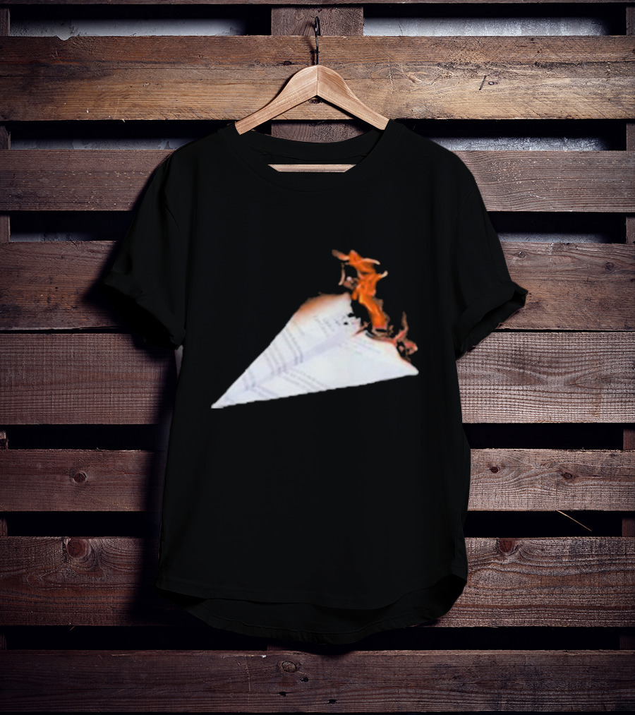Lovejoyonline Lovejoy Nuisance Burning Paper Plane T-Shirt
