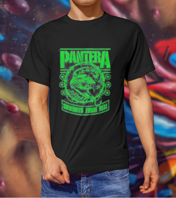 Pantera Snake Cowboys From Hell T-Shirt