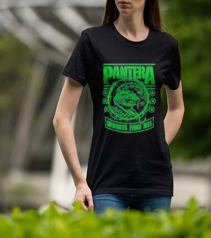 Pantera Snake Cowboys From Hell T-Shirt