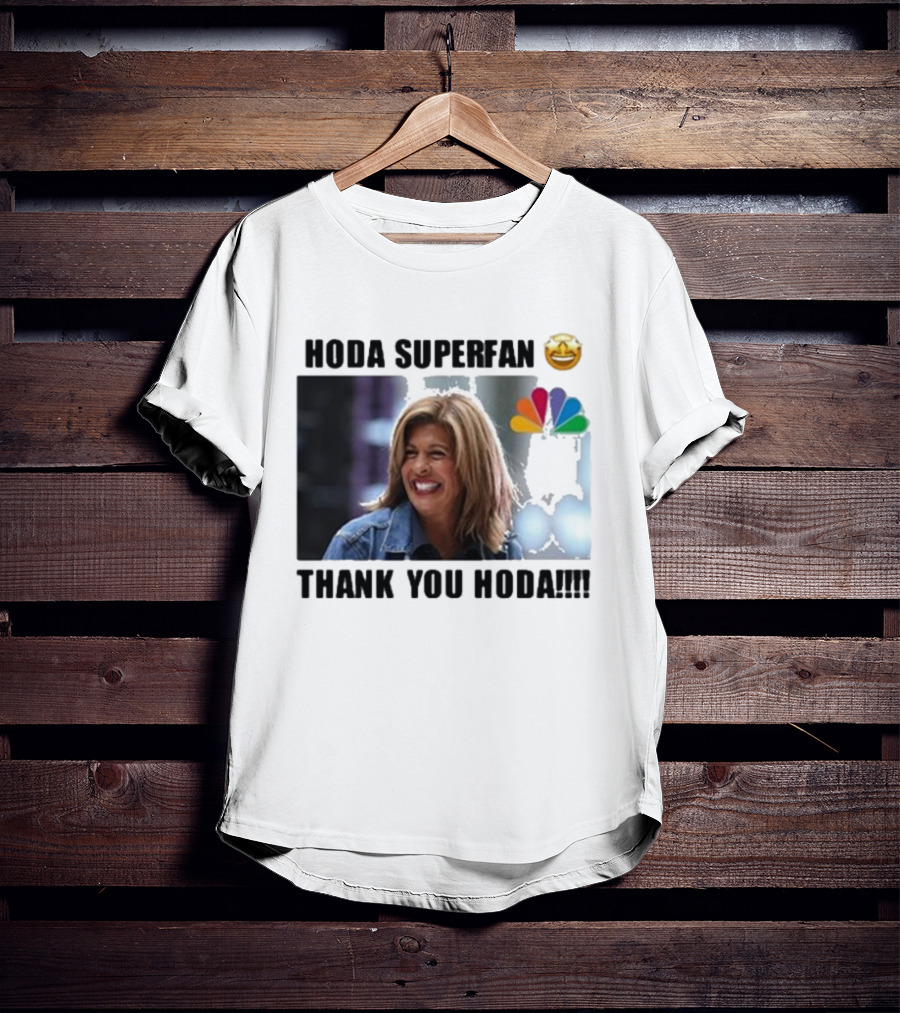 Hoda Superfan Thank You Hoda NBC Smiley Face T-Shirt