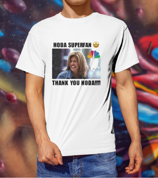 Hoda Superfan Thank You Hoda NBC Smiley Face T-Shirt