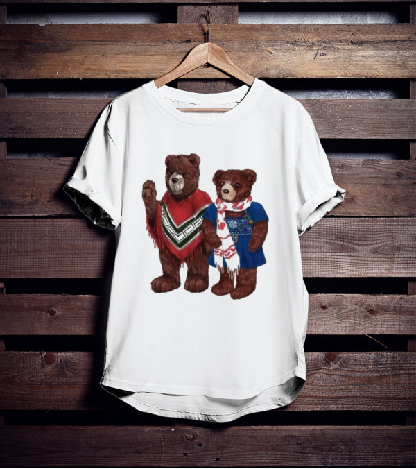 My Morning Jacket Pooch And Denise Bears Winter Poncho And Scarf T-Shirt