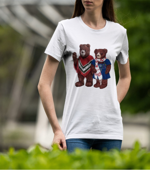 My Morning Jacket Pooch And Denise Bears Winter Poncho And Scarf T-Shirt