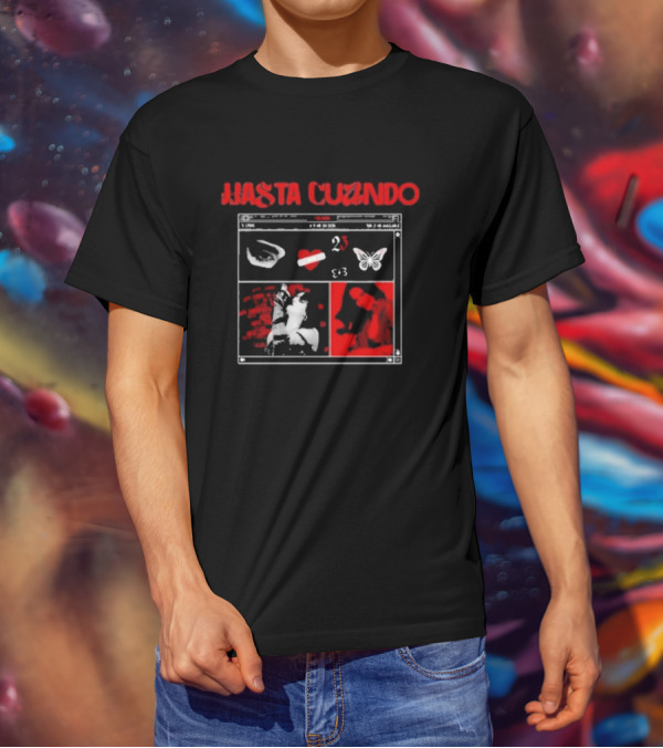 Gala Montes Hasta Cuándo 23 Butterfly Heart Lips T-Shirt